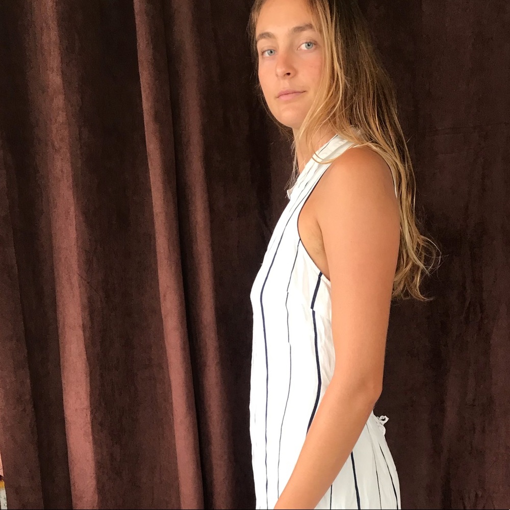 Striped long dress!!
